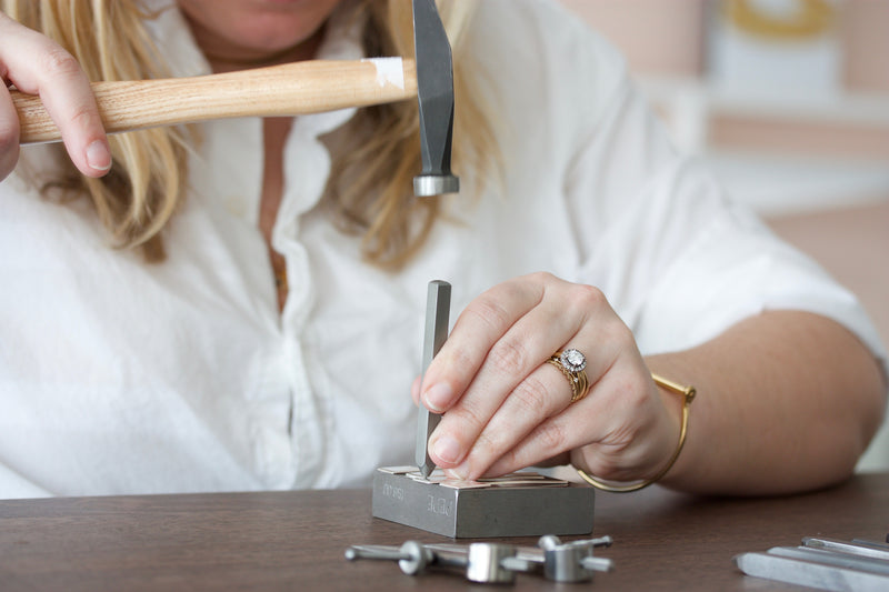 How Christina's Dad Influences Her Hand-Stamped Jewelry Designs Today