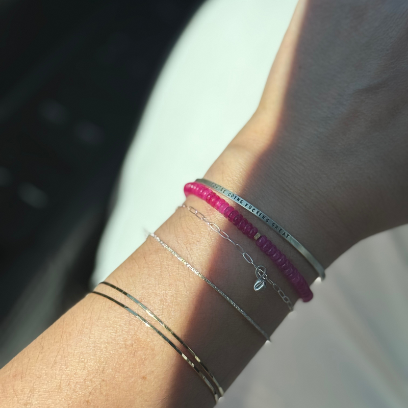 anatomy of a bracelet stack