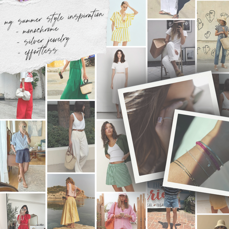 Summer’s Coolest Combo : Making Monochrome Magic with Silver Jewelry