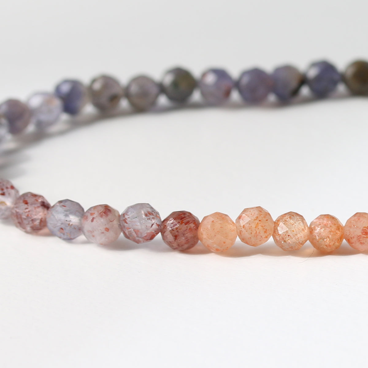AUTUMN SUNSET | IOLITE + SUNSTONE LIMITED EDITION GEM BRACELET