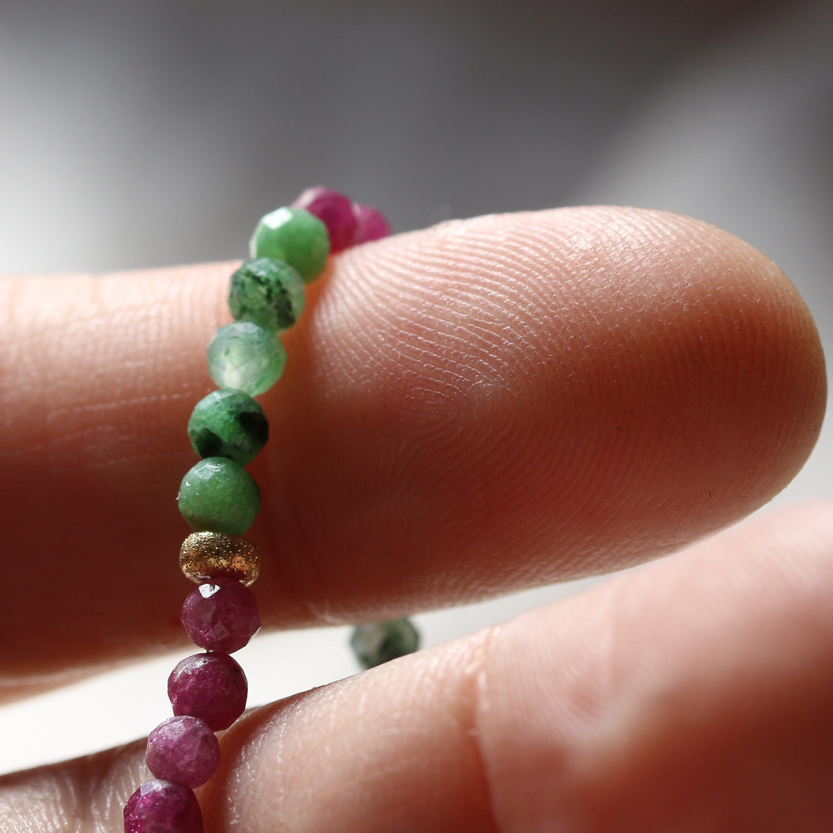 ENCHANTED ORCHARD | RUBY ZOISITE LIMITED EDITION GEM BRACELET