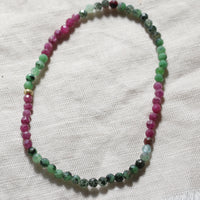 ENCHANTED ORCHARD | RUBY ZOISITE LIMITED EDITION GEM BRACELET