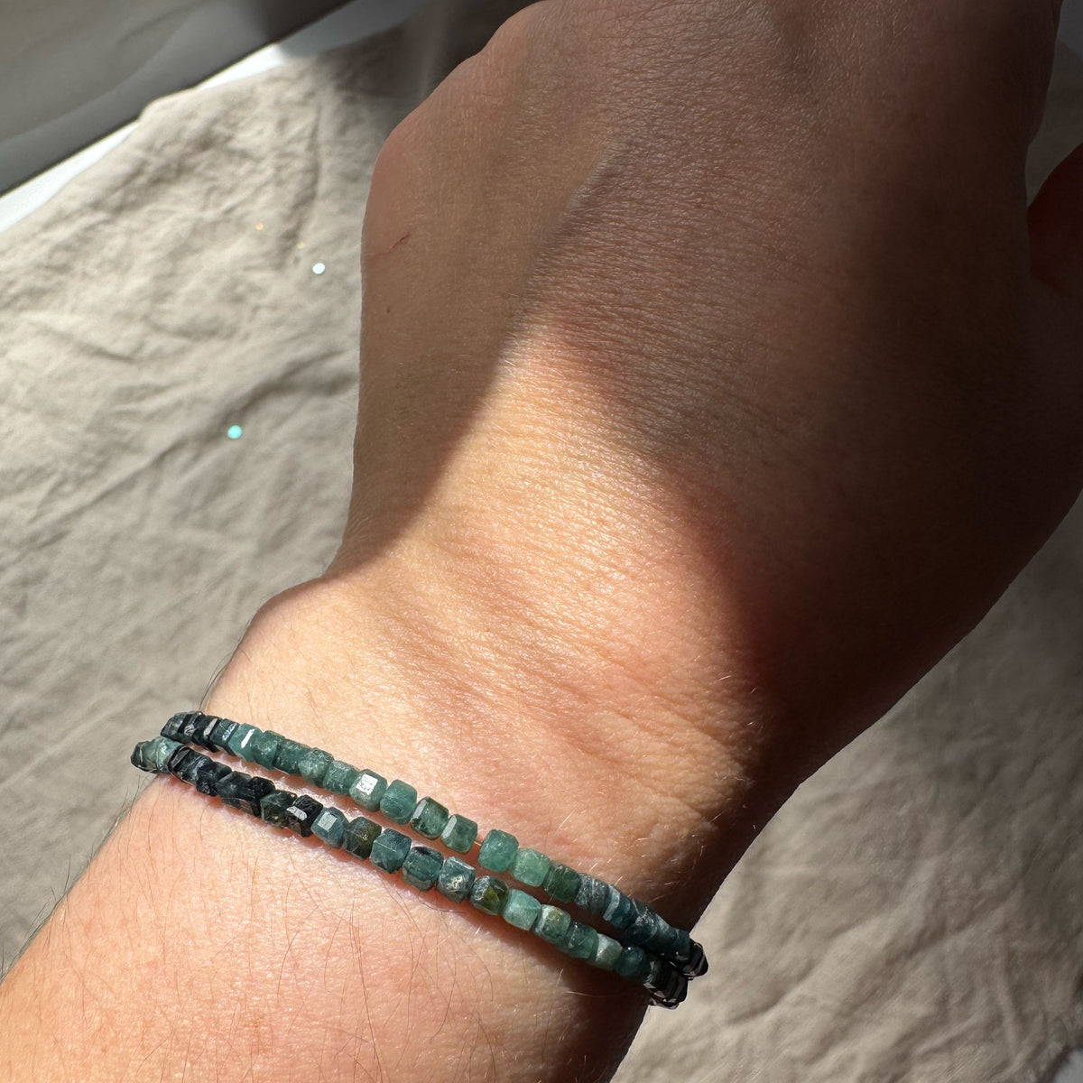 EQUINOX LAGOON | TOURMALINE PARIBA LIMITED EDITION GEM BRACELET