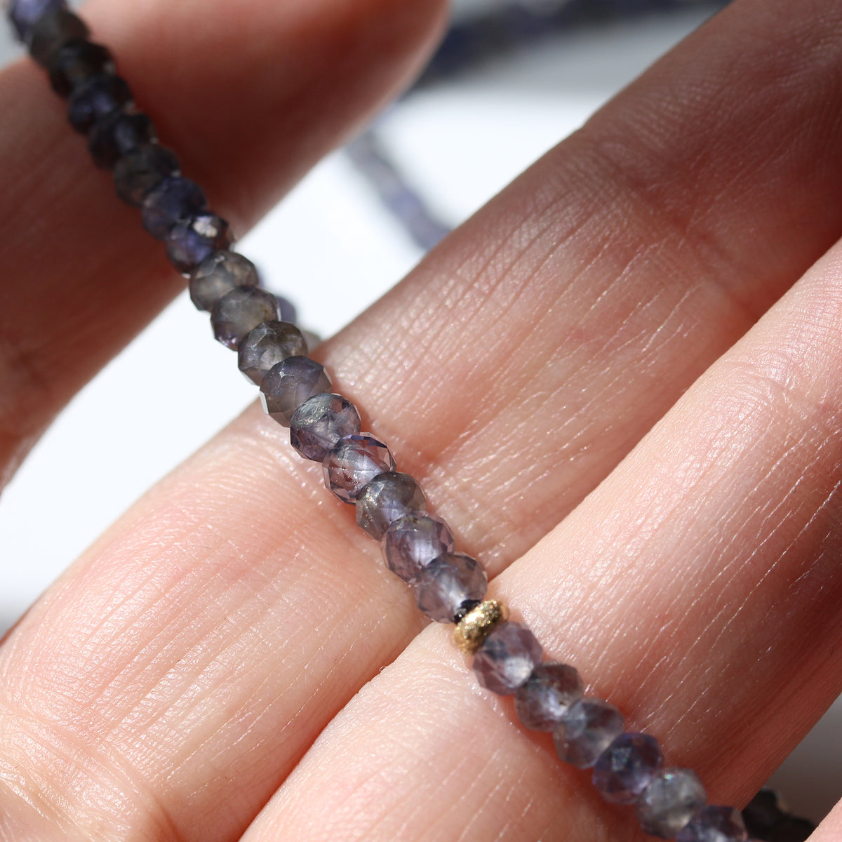 MOONLIT PATH | IOLITE LIMITED EDITION GEM BRACELET