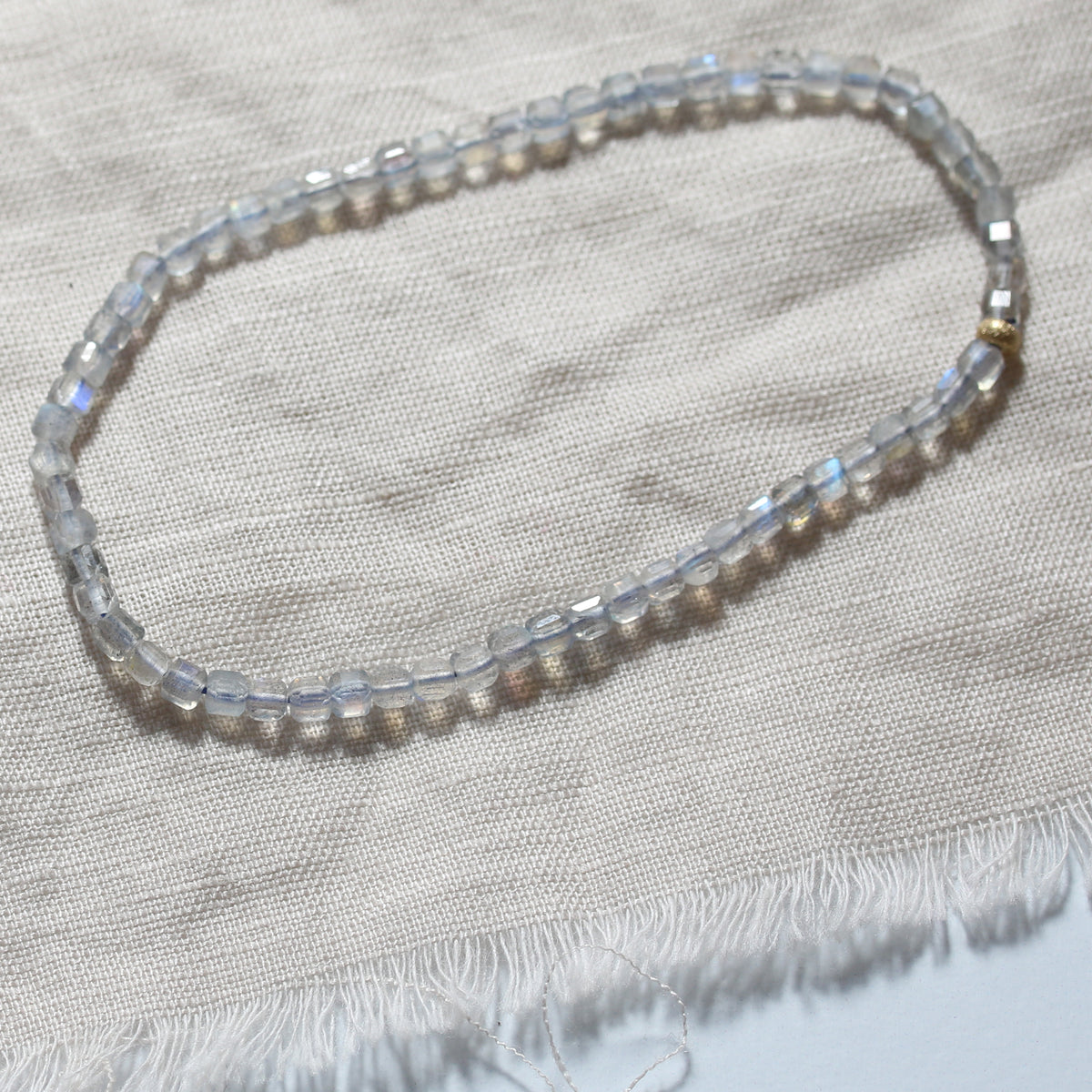 MORNING FROST | LABRADORITE LIMITED EDITION GEM BRACELET