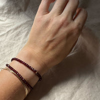 MULLED WINE | GARNET LIMITED EDITION GEM BRACELET