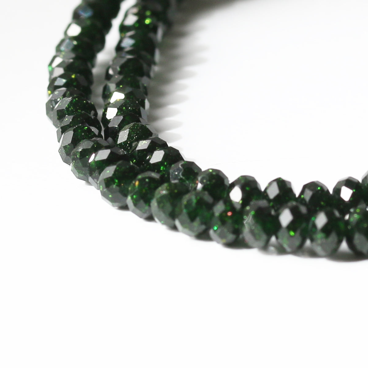 MYSTIC EVERGREEN | GREEN GOLDSTONE LIMITED EDITION GEM BRACELET