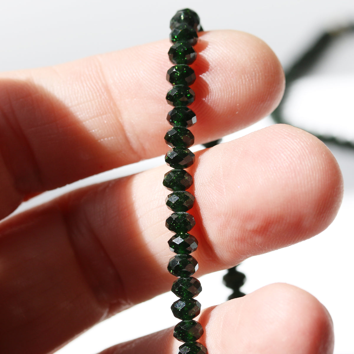 MYSTIC EVERGREEN | GREEN GOLDSTONE LIMITED EDITION GEM BRACELET