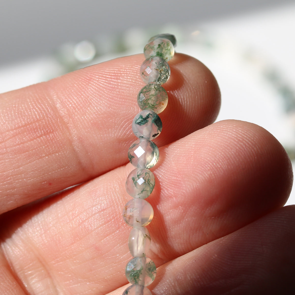 MYSTIC MOSS | MOSS AGATE LIMITED EDITION GEM BRACELET