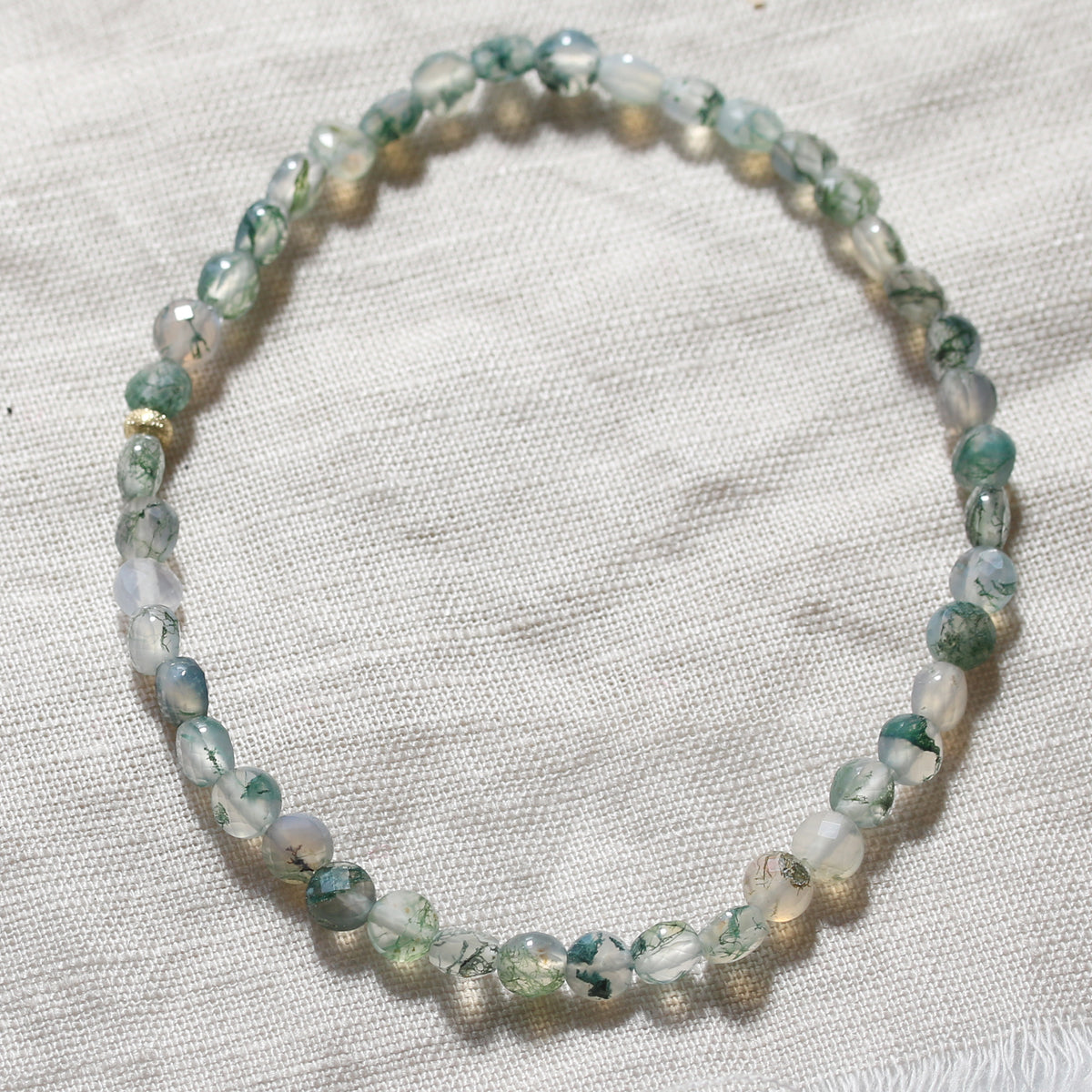 MYSTIC MOSS | MOSS AGATE LIMITED EDITION GEM BRACELET