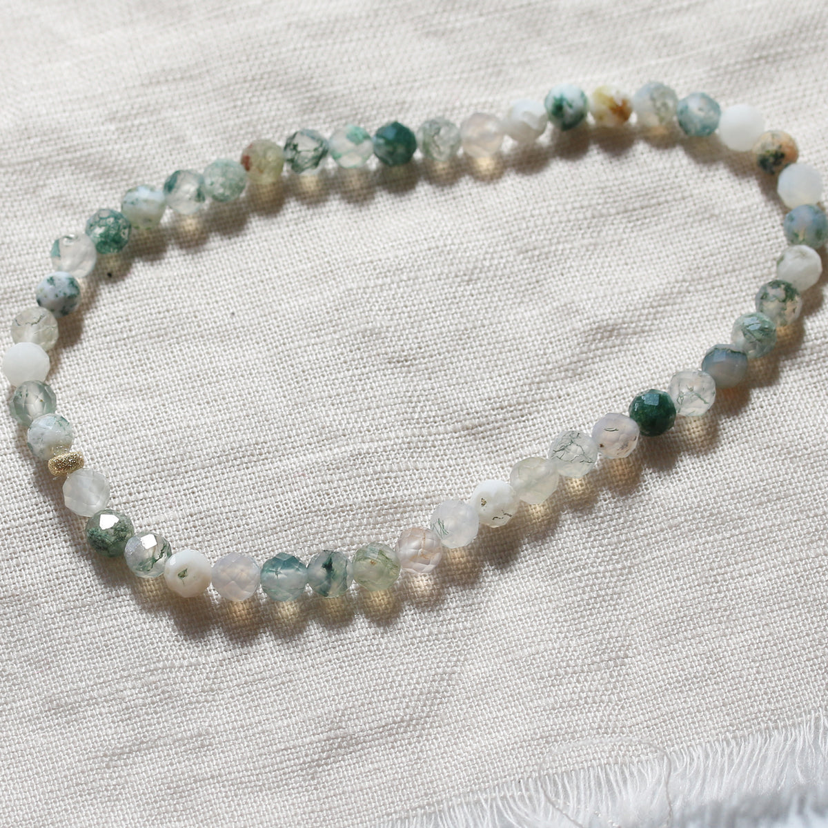 MYSTIC MOSS | MOSS AGATE LIMITED EDITION GEM BRACELET
