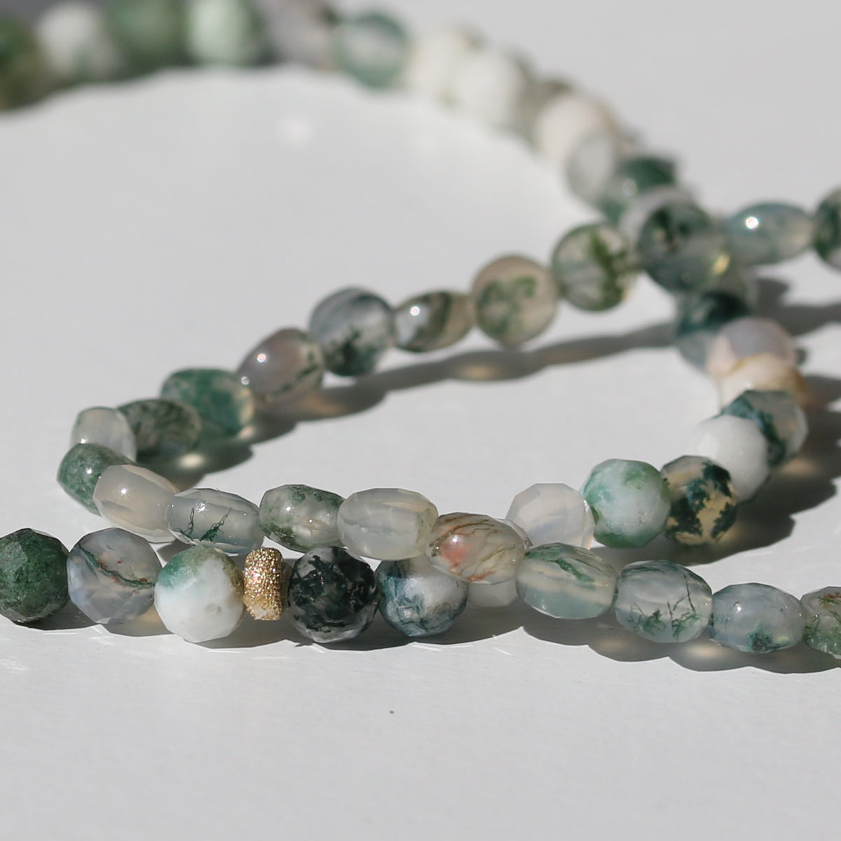 MYSTIC MOSS | MOSS AGATE LIMITED EDITION GEM BRACELET