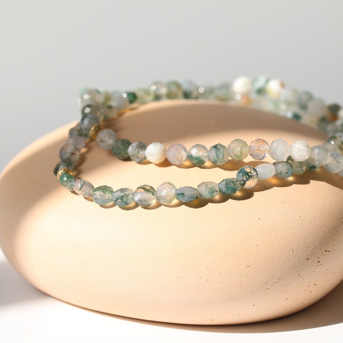MYSTIC MOSS | MOSS AGATE LIMITED EDITION GEM BRACELET