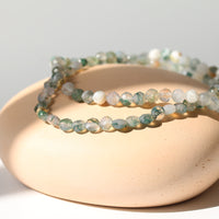 MYSTIC MOSS | MOSS AGATE LIMITED EDITION GEM BRACELET