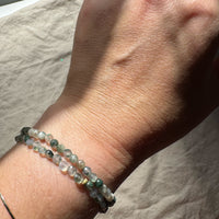 MYSTIC MOSS | MOSS AGATE LIMITED EDITION GEM BRACELET