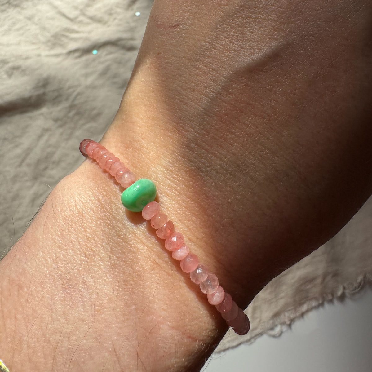 ROSEWATER BLOOM | LIMITED EDITION GEMSTONE BRACELET