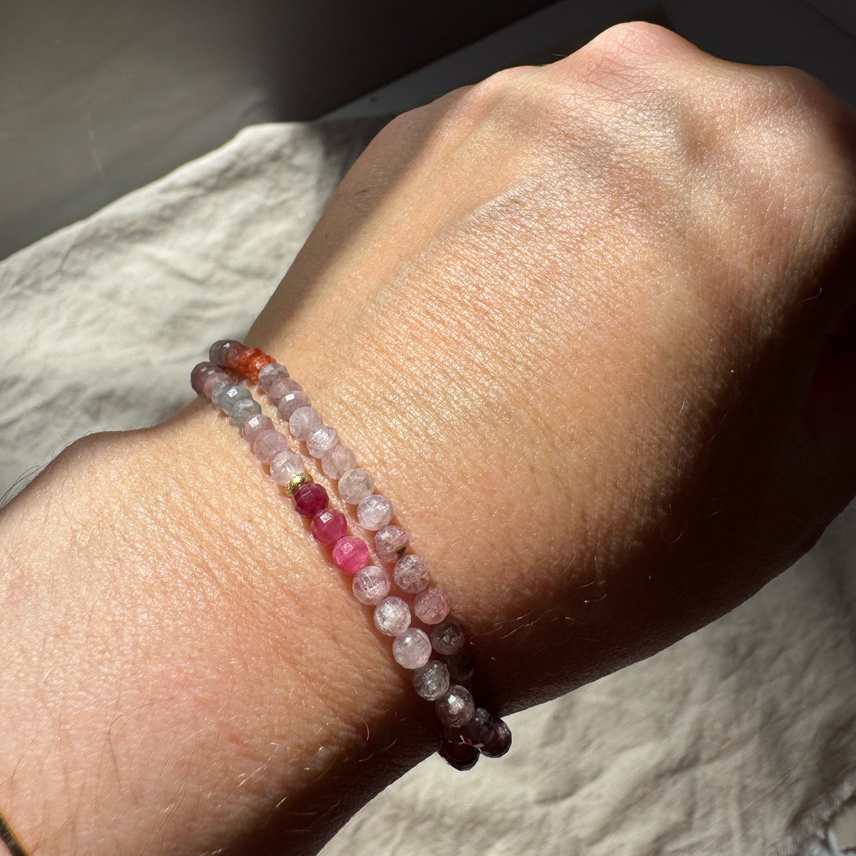 VELVET SANGRIA | PINK SPINEL LIMITED EDITION GEM BRACELET