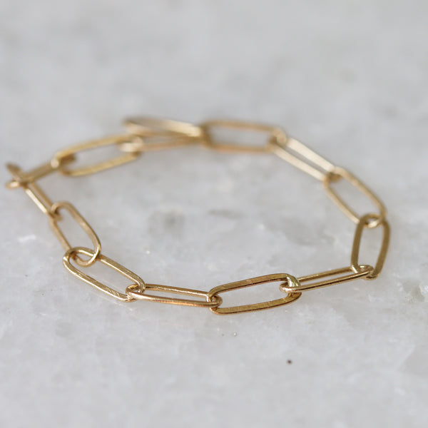 ELONGATED LINK RING
