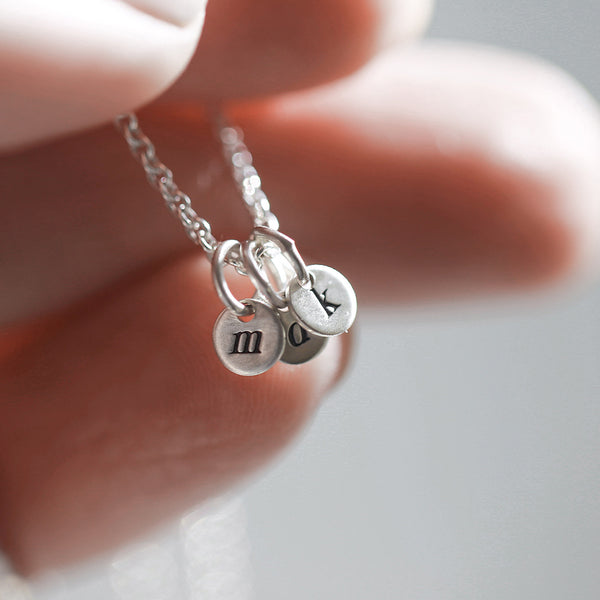 silver seedlings necklace