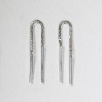 DIAMOND DUSTED ARCHES EARRINGS