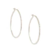 medium silver hoops | christina kober