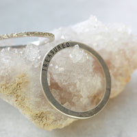 treasured ring in silver