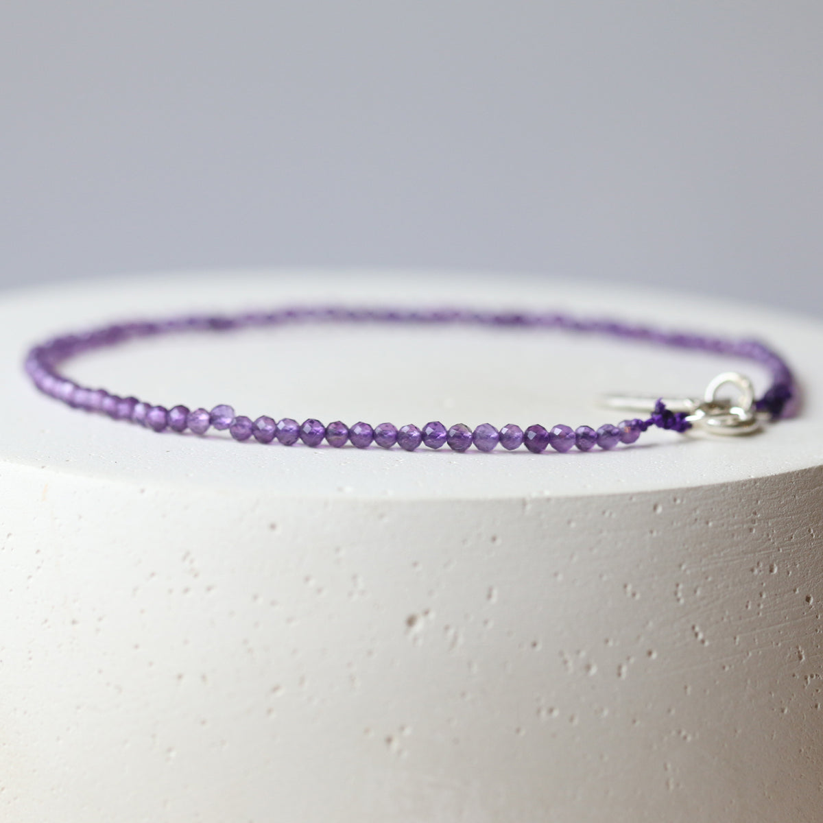 petite gemstone bracelet