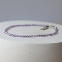 petite gemstone bracelet