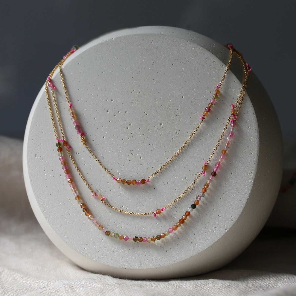 AUTUMN SPELL BONBON GEMSTONE NECKLACE
