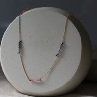 AUTUMN SUNSET BONBON GEMSTONE NECKLACE