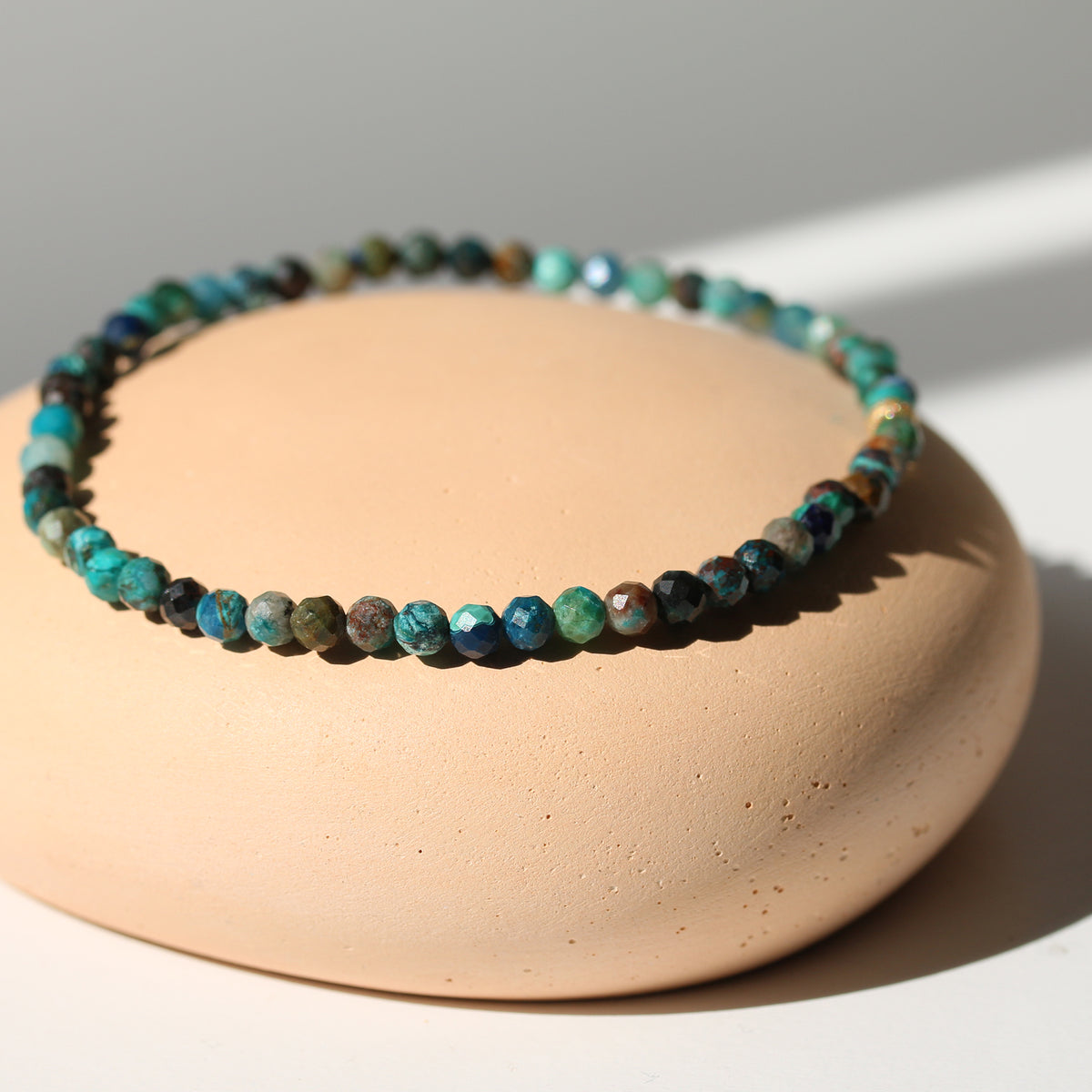 AUTUMN TIDE | CHRYSOCOLLA LIMITED EDITION GEM BRACELET