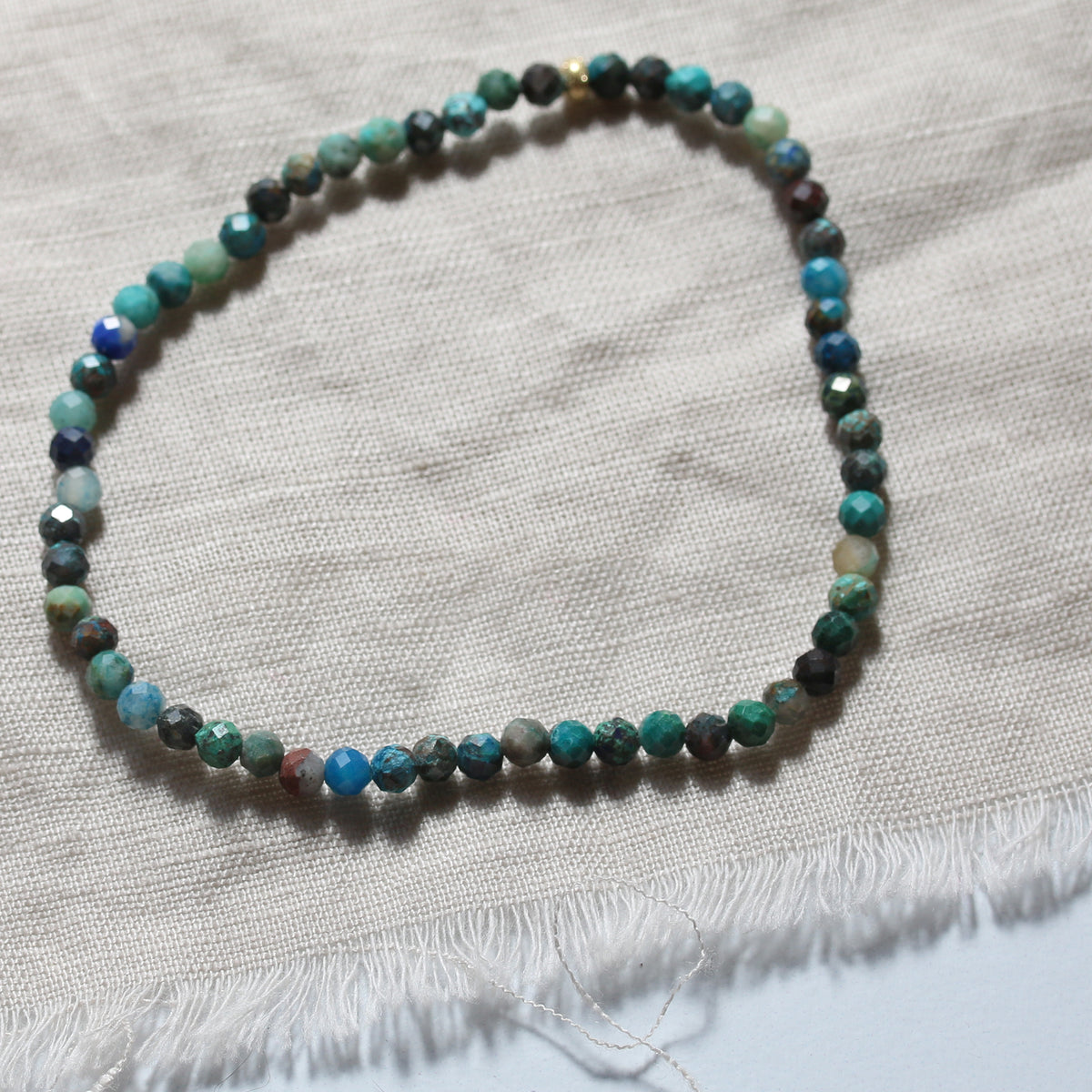 AUTUMN TIDE | CHRYSOCOLLA LIMITED EDITION GEM BRACELET