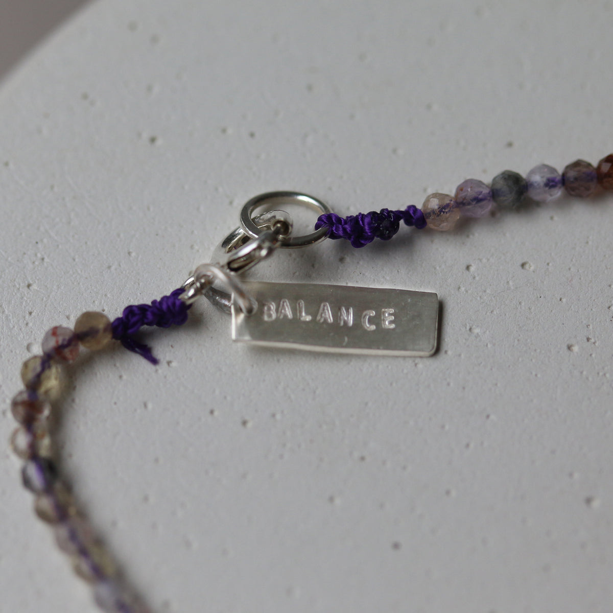 petite gemstone bracelet