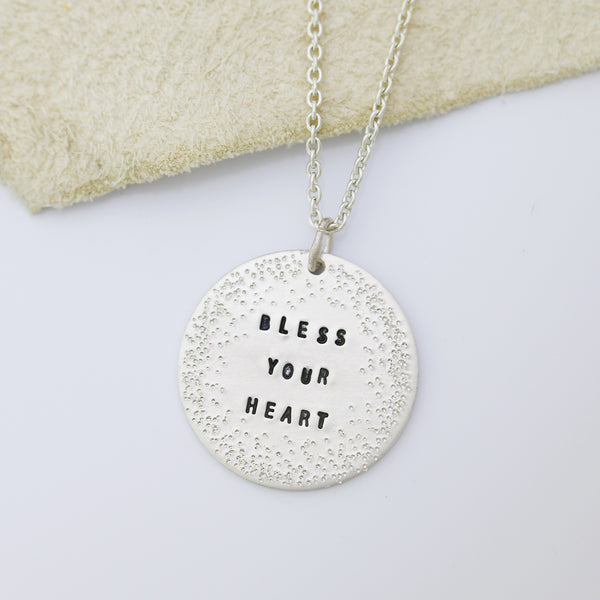 BLESS YOUR HEART | SMALL COIN NECKLACE
