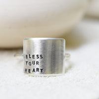 BLESS YOUR HEART | WIDE RING