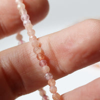 BLUSH EMBER | ROSE + STRAWBERRY QUARTZ LIMITED EDITION GEM BRACELET