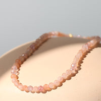 BLUSH EMBER | ROSE + STRAWBERRY QUARTZ LIMITED EDITION GEM BRACELET