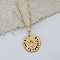 CAN'T NEVER COULD | MINI COIN NECKLACE