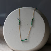 ENCHANTED PINE BONBON GEMSTONE NECKLACE