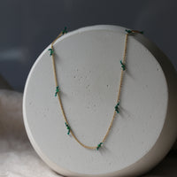 ENCHANTED PINE BONBON GEMSTONE NECKLACE