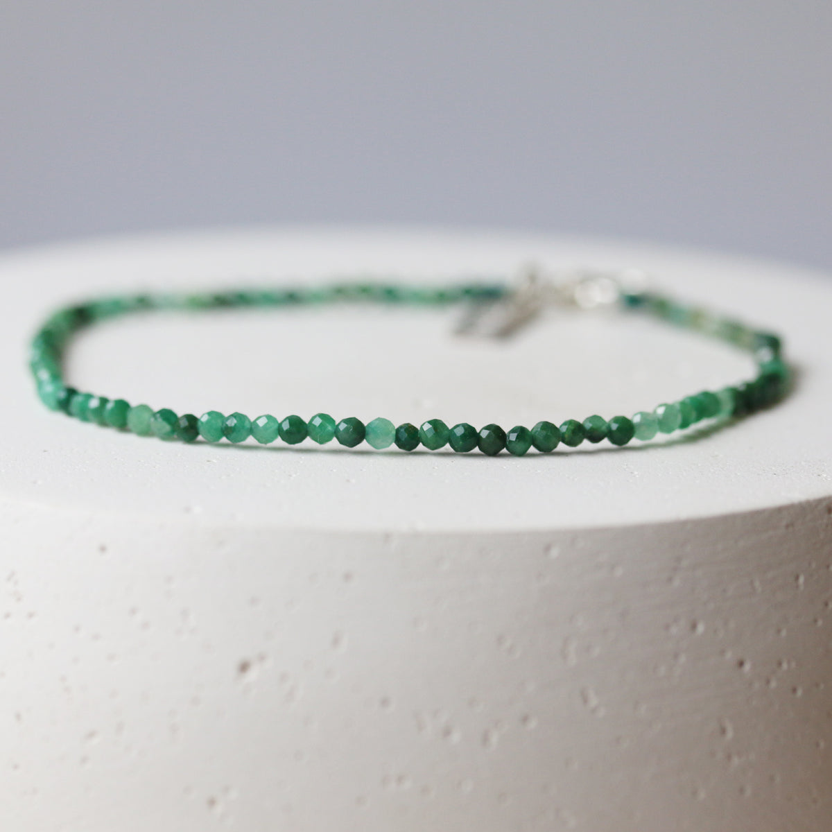 petite gemstone bracelet