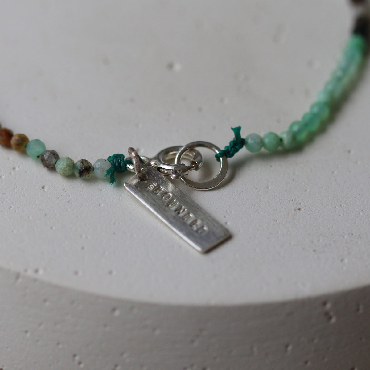 petite gemstone bracelet