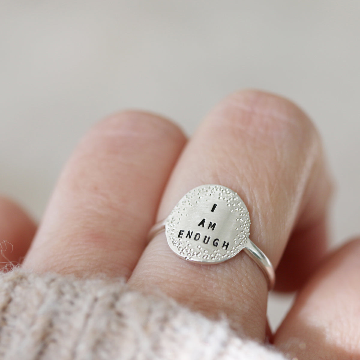 SMALL COIN RING