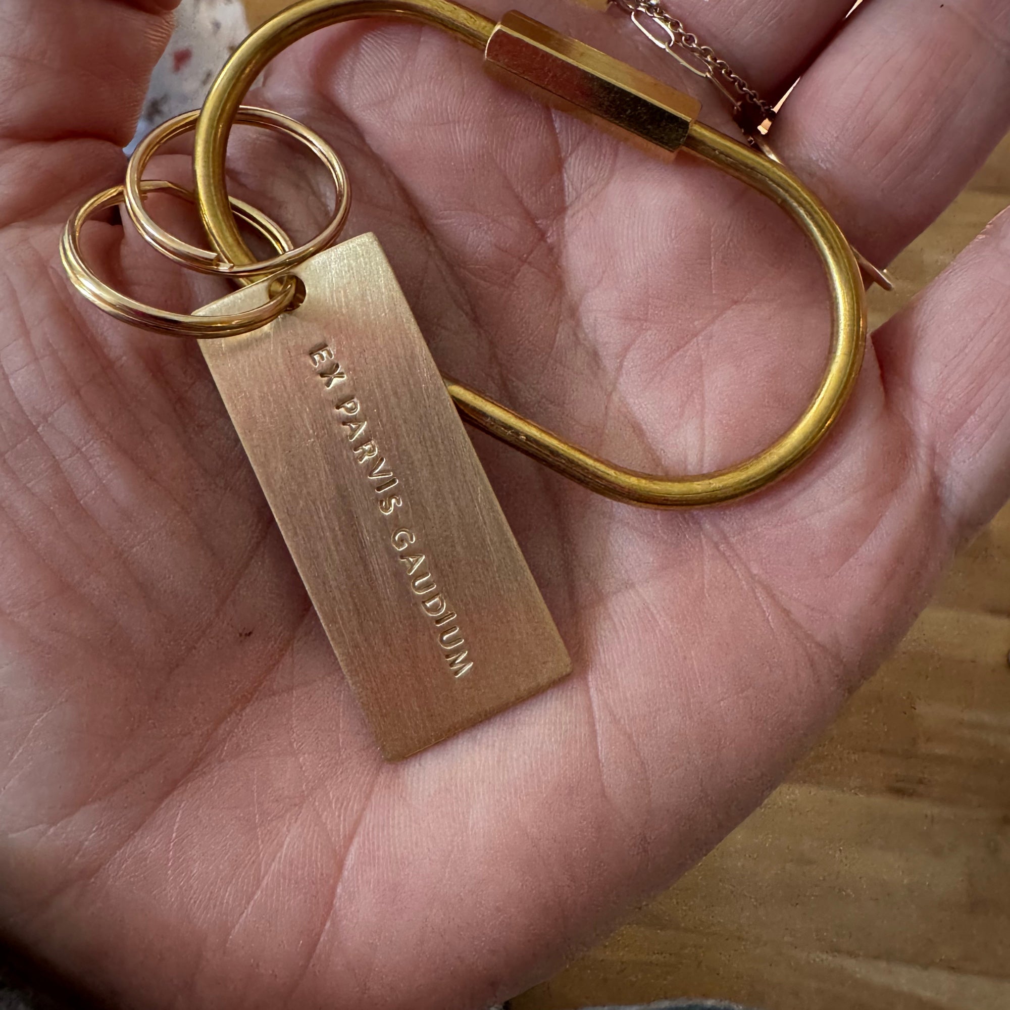 THE PHRASE KEYCHAIN | large – Christina Kober