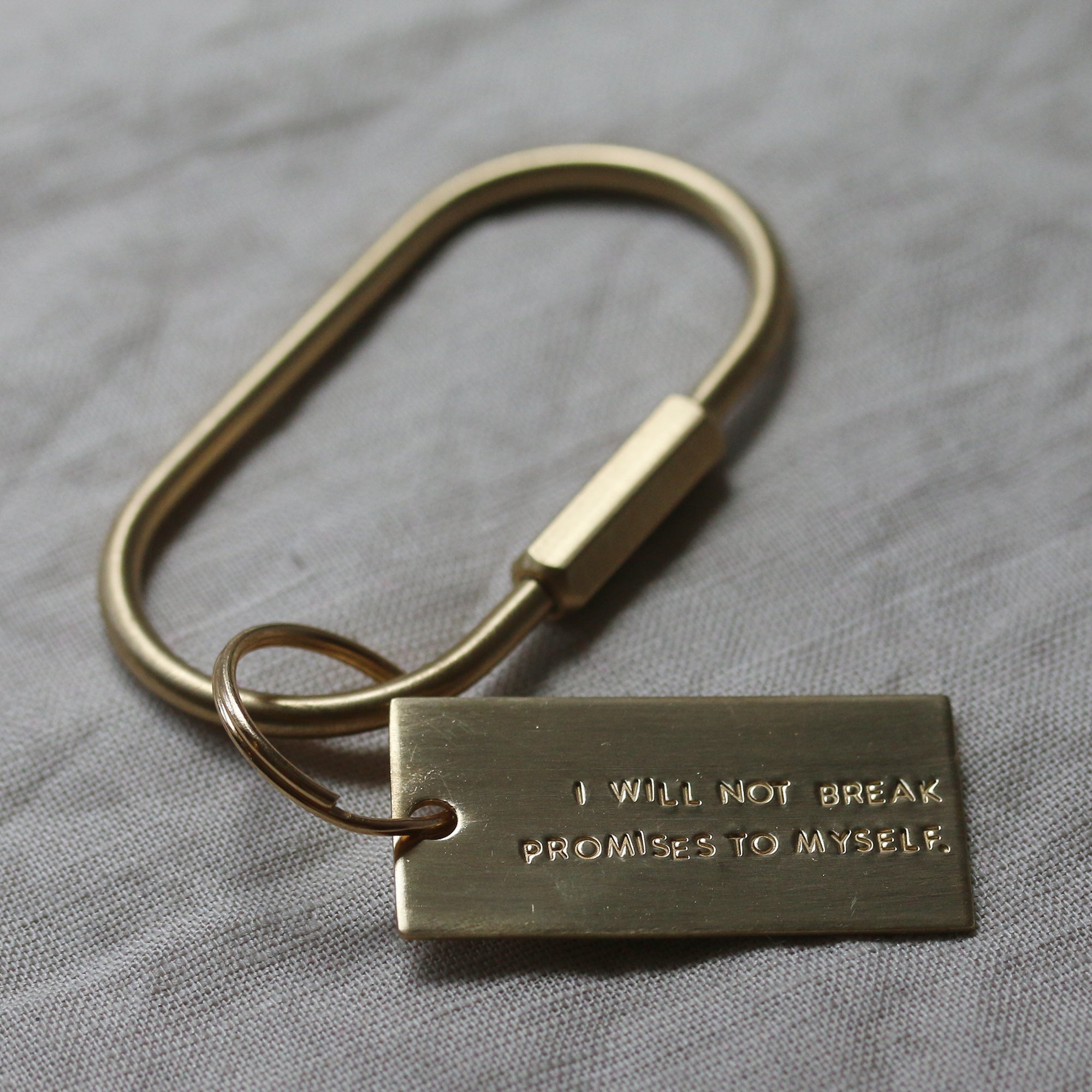 THE PHRASE KEYCHAIN | large – Christina Kober
