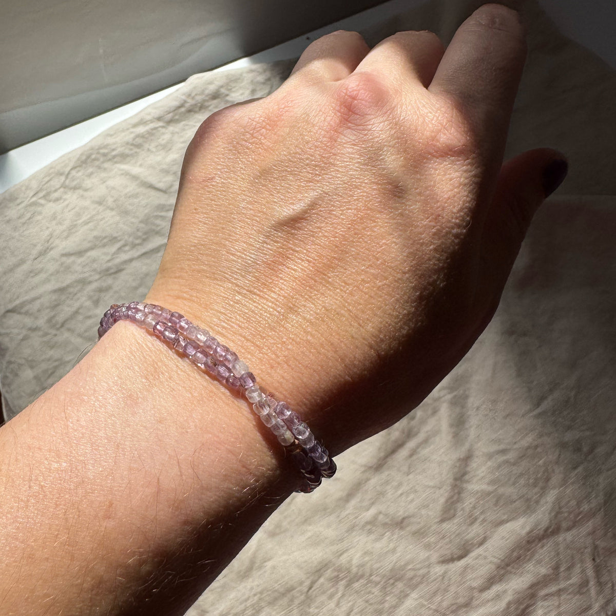 LAVENDER FIELDS | PHANTOM AMETHYST LIMITED EDITION GEM BRACELET