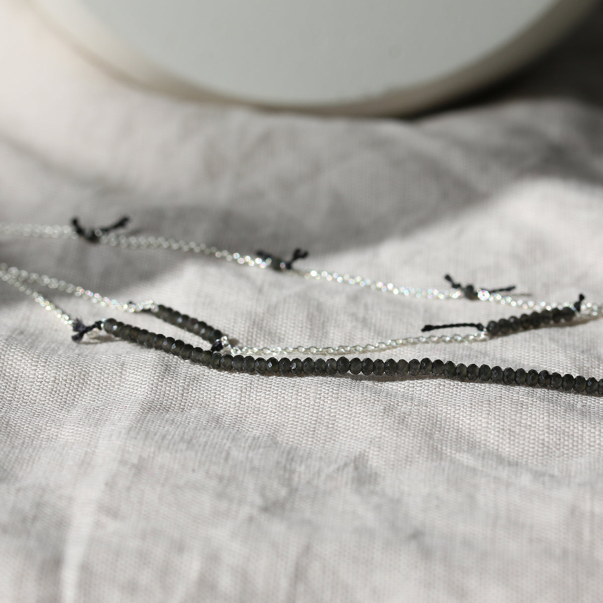 MIDNIGHT NOCTURN BONBON GEMSTONE NECKLACE