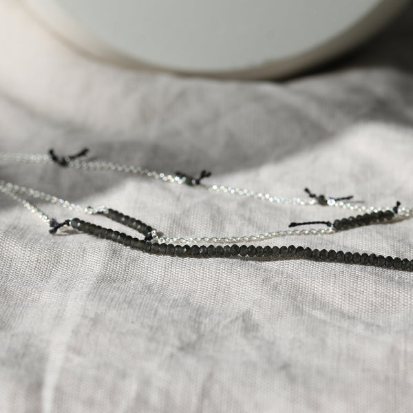 MIDNIGHT NOCTURN BONBON GEMSTONE NECKLACE