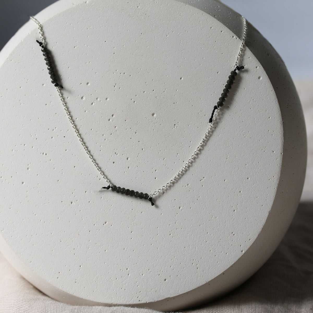 MIDNIGHT NOCTURN BONBON GEMSTONE NECKLACE