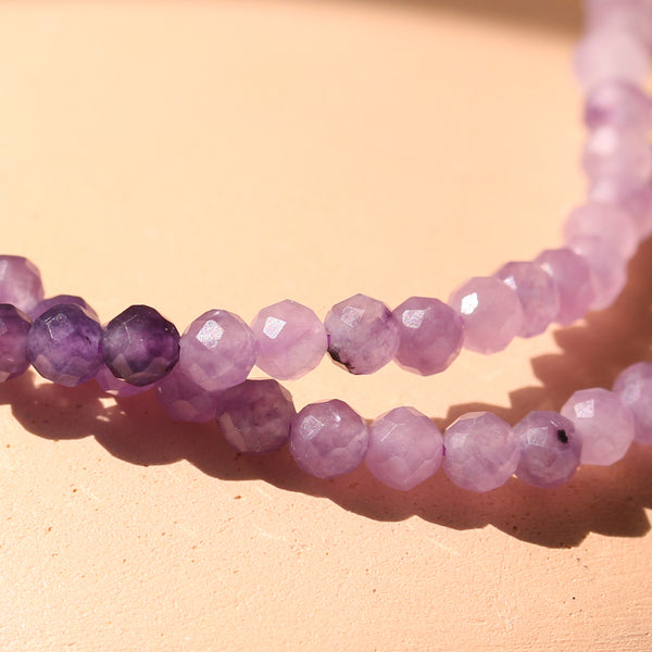 MOONLIT LAVENDER | LEPIDOLITE LIMITED EDITION GEM BRACELET